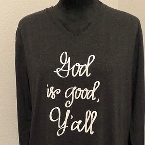 Atx Mafia Black Top with White Text